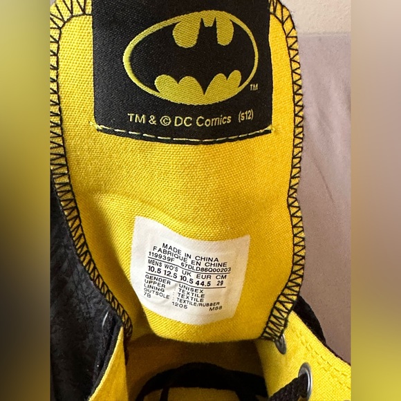 Converse x DC Batman High Tops NWT - Picture 3 of 8